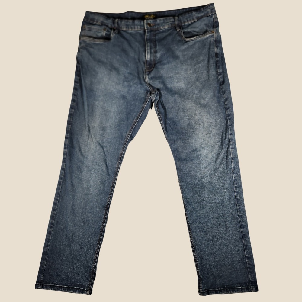 Urban Star Jeans Men 42x32 Blue Excellent Straight Leg Stretch Denim